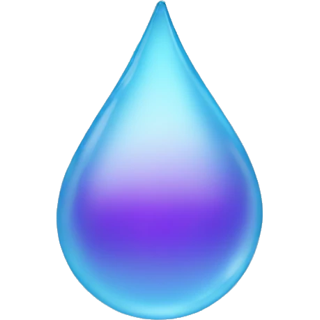 Water drop emoji