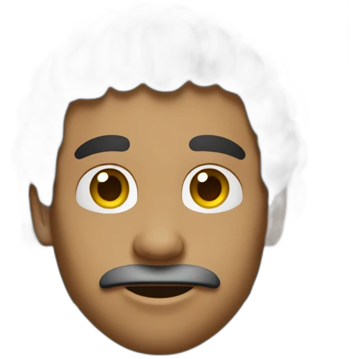 Singe sur homme noir emoji