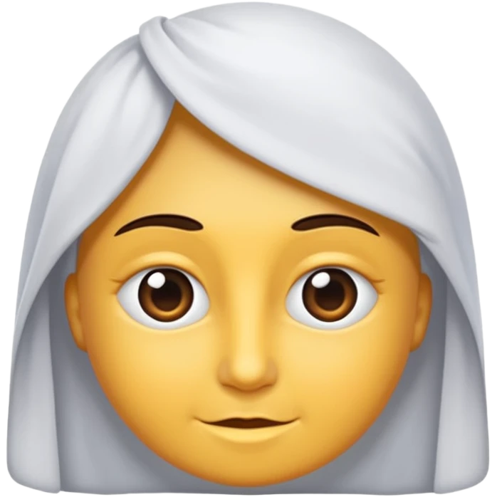 Mor saçlı kız elbise beyaz 

 emoji