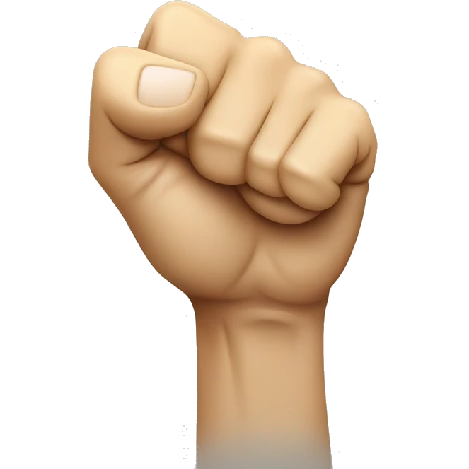 fist with point finger up emoji