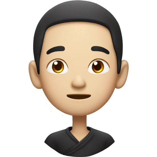 一个男孩戴着圣诞帽，背后飘着雪花 emoji