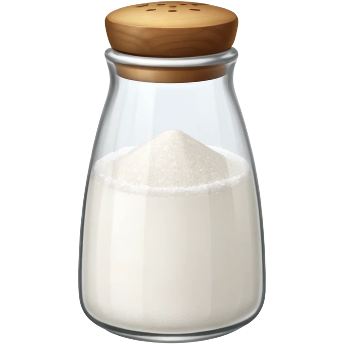 a full salt shaker with "salt" on it emoji