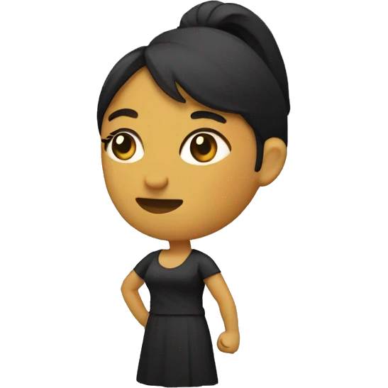 Cuerno y mujer emoji