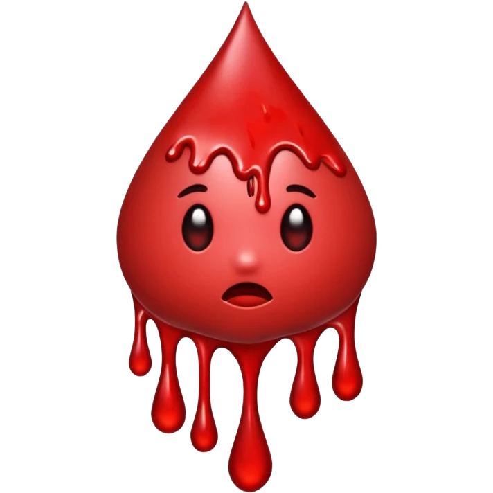 Blood came emoji