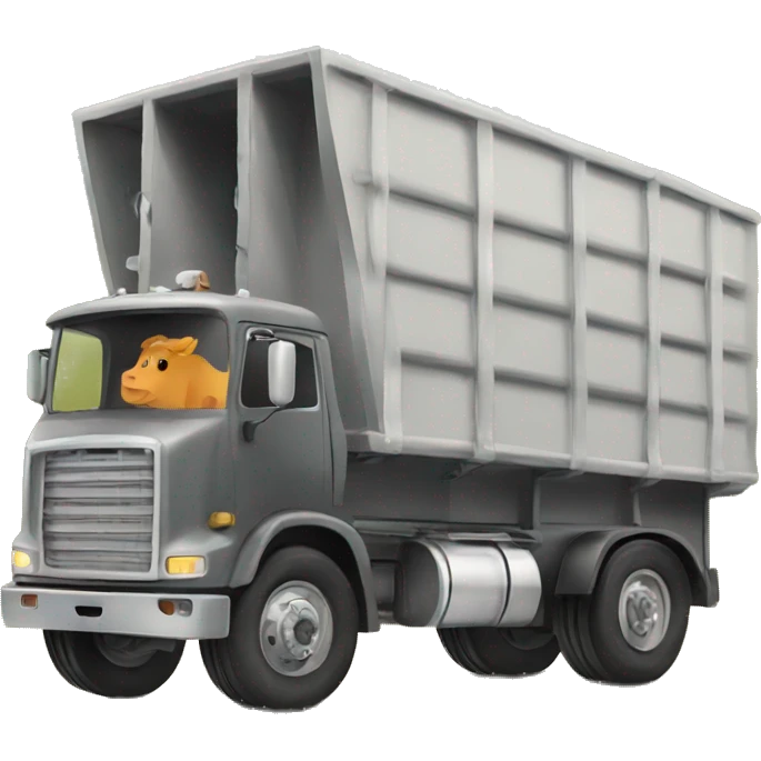 Cattle truck emoji