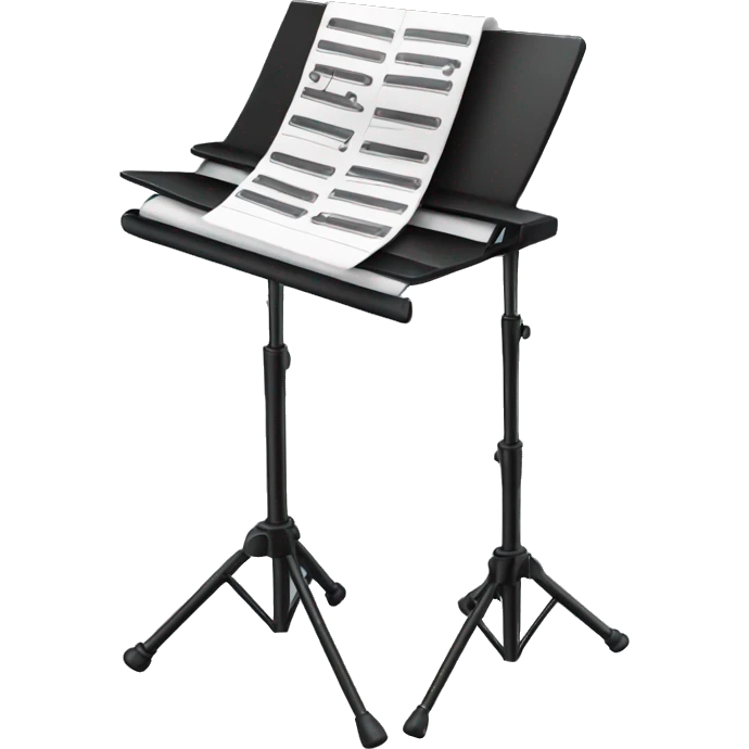 black wenger music stand emoji