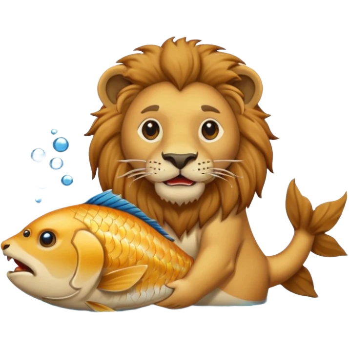 lion fishing emoji