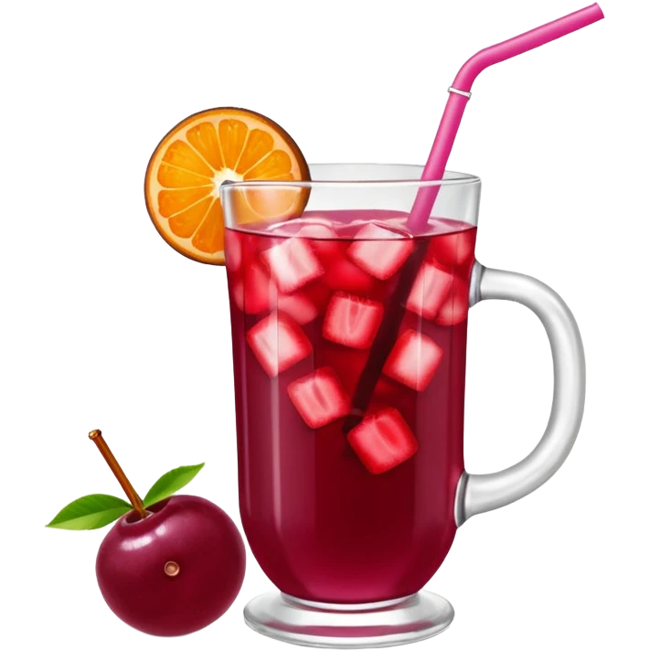  dunkin donuts berry sangria refresher  emoji