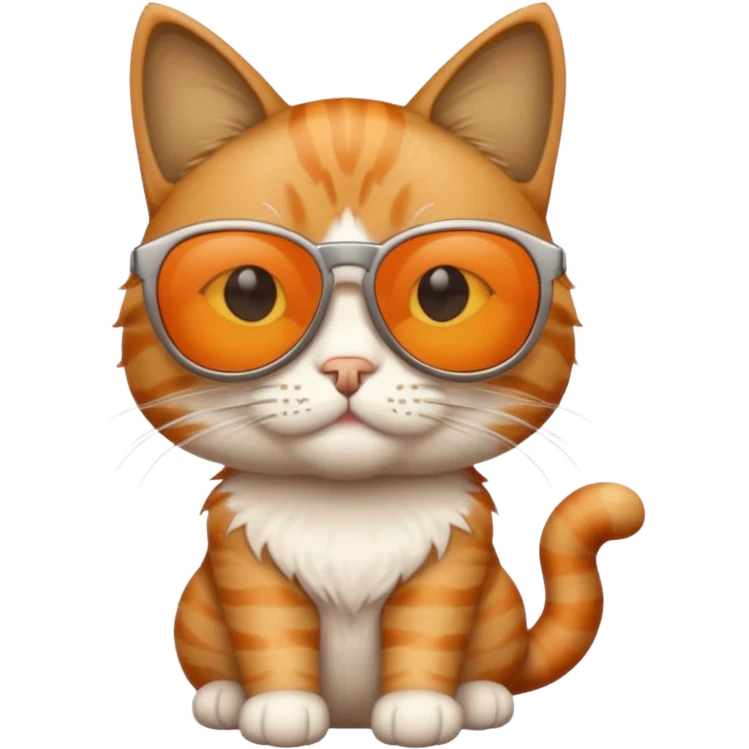 Cat wearing sunglasses emoji