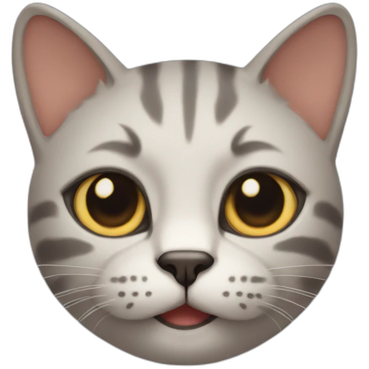 Lying cat emoji