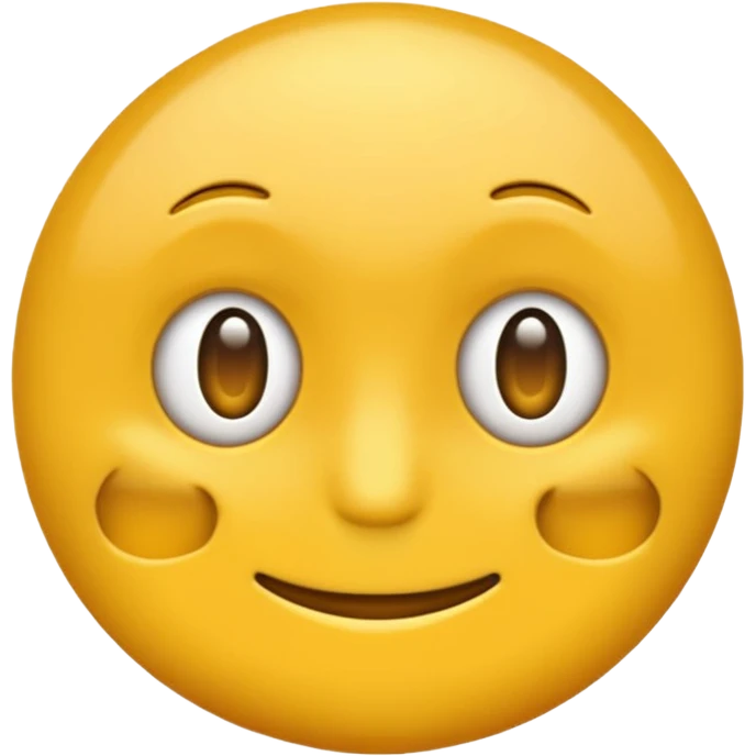 basic yellow emoji, no shading, no extra details, focused locked in meme look emoji
