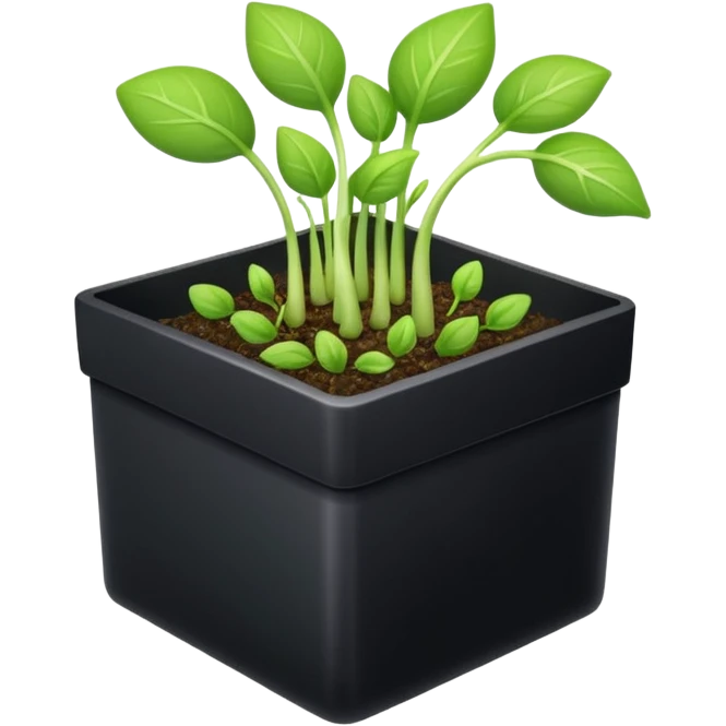 aromatic sprouts black box emoji