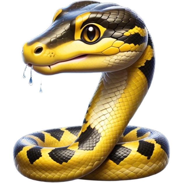 cinematic-cute-anaconda-portrait-emoji,-head-tilted-playfully-and-inquisitively,-with-a-sleek,-shimmering-body-adorned-with-detailed-scale-patterns-and-round,-sparkling-eyes-full-of-wonder,-simplified-yet-irresistibly-adorable-features emoji