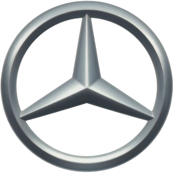 Make a Mercedes logo, Make it small, make it so I can copy and paste it into my TikTok bio emoji