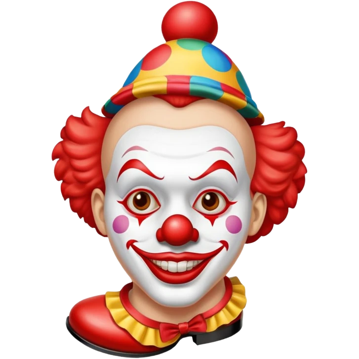 El payaso con la suela roja  emoji