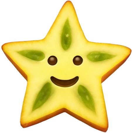 5 star fruit Carambola slice  emoji