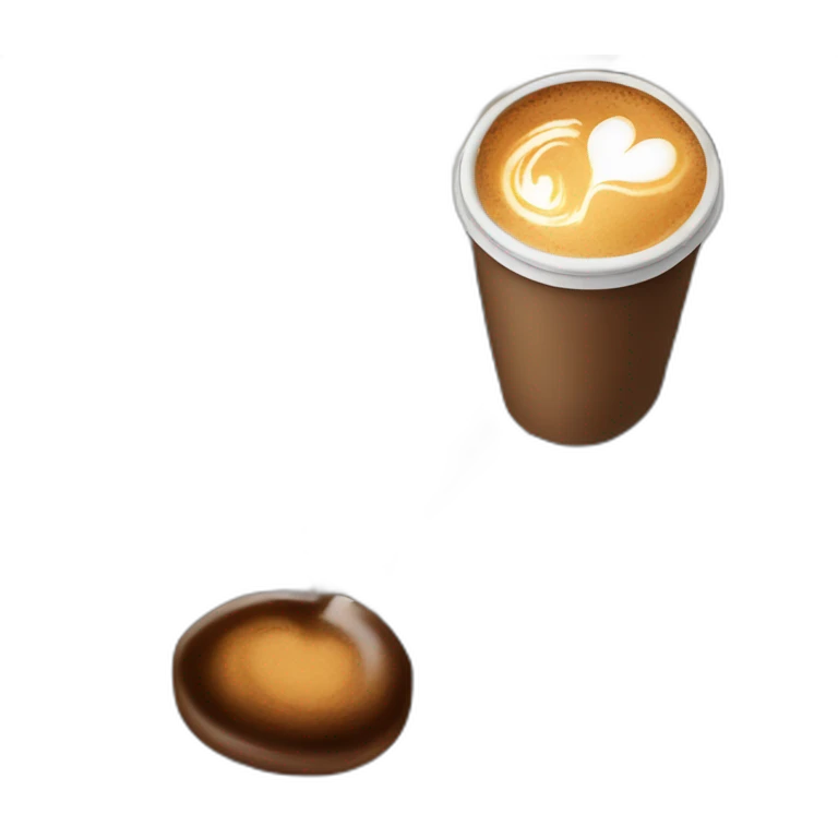 Coffee and piano emoji