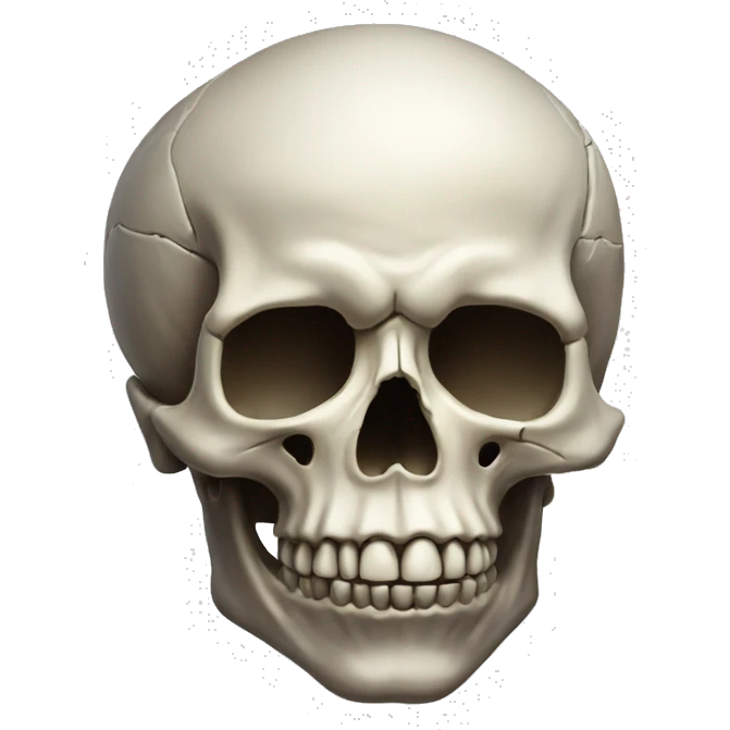 mind blowing skull emoji