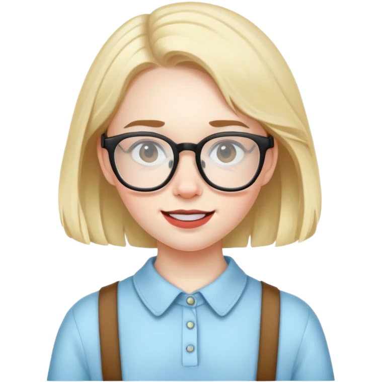 loser nerd named emily  emoji