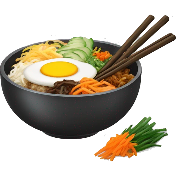 korean bibimbap emoji