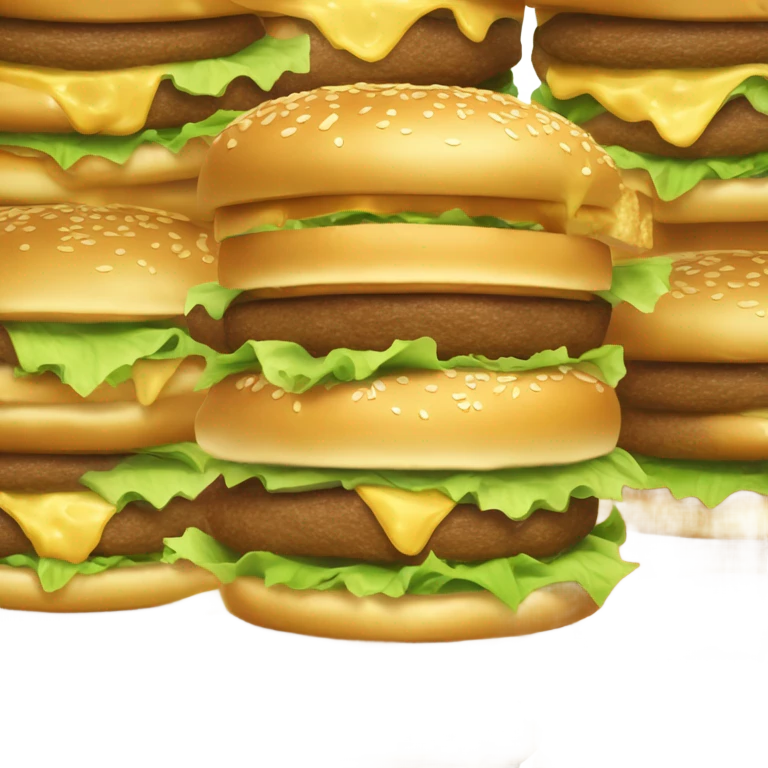 Big Mac made of gold emoji