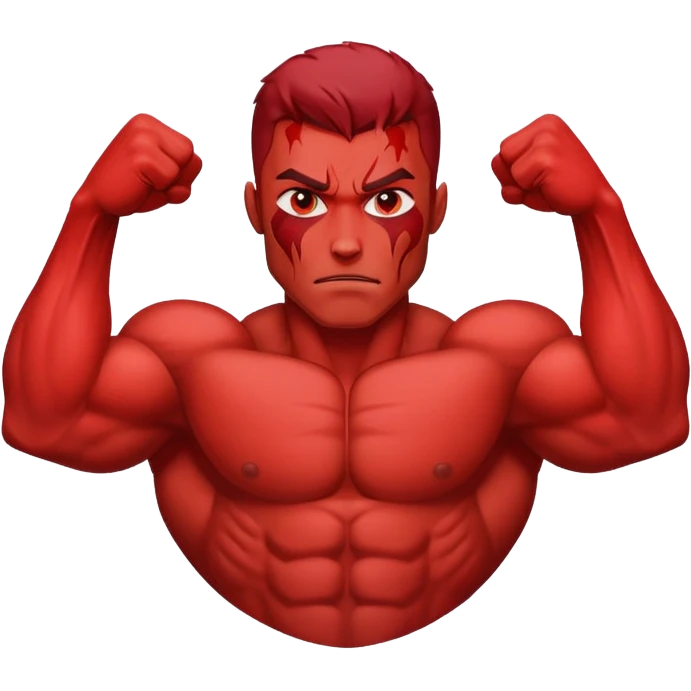 Blood man emoji