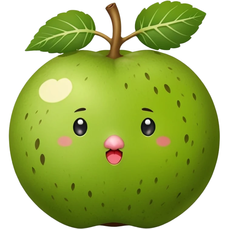 Something in green, cute, can be used for daily use, no meaning, inspired by chinese culture and kiwi fruit, no context  emoji