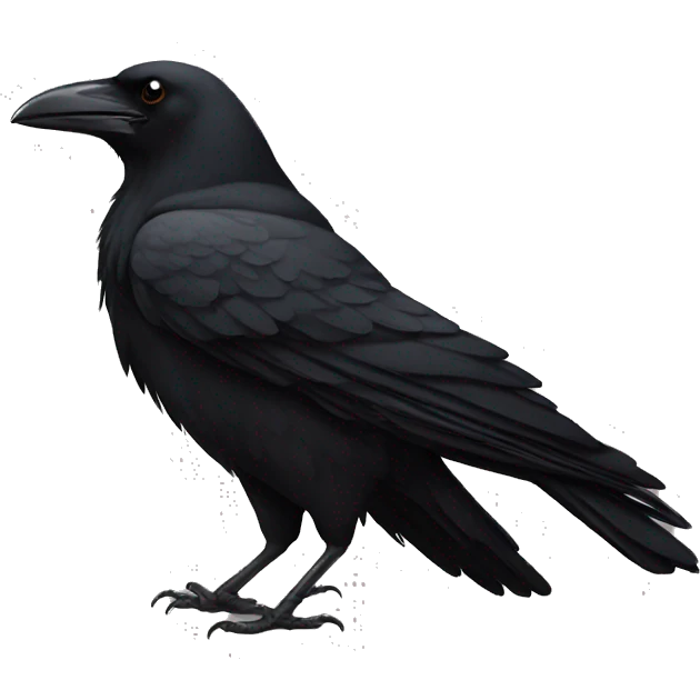 Black crow emoji