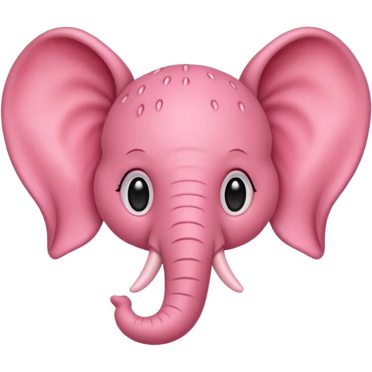 Strawberry elephant emoji