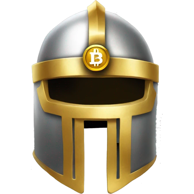 bitcoin paladin helmet emoji
