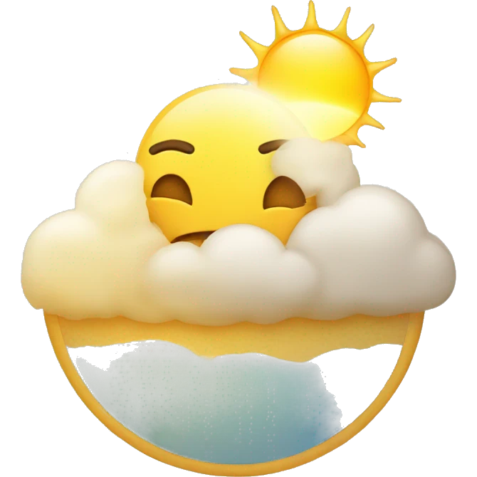 Good morning sun emoji