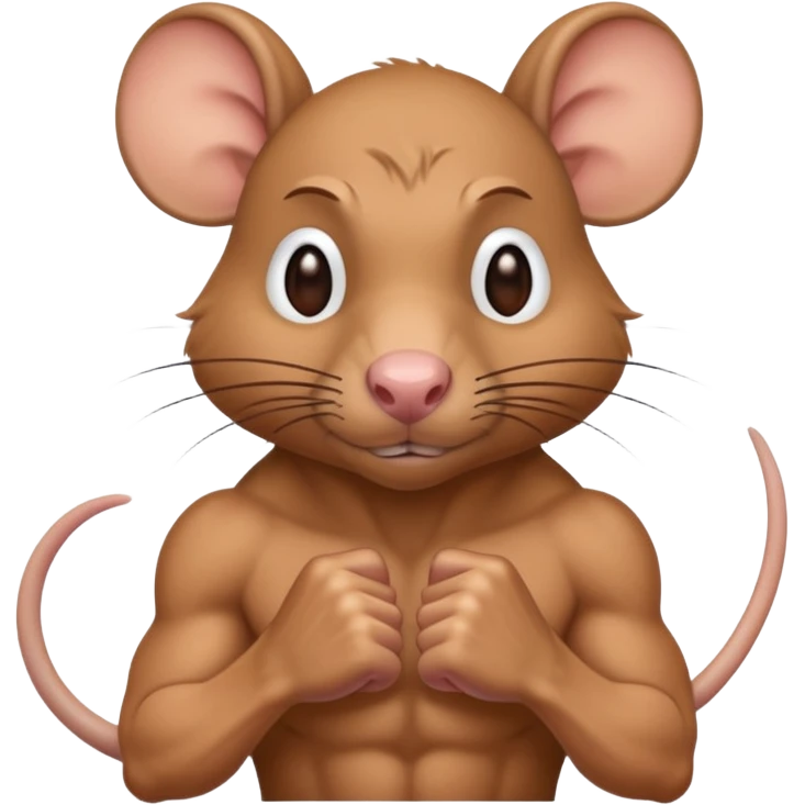 Rato fortão emoji