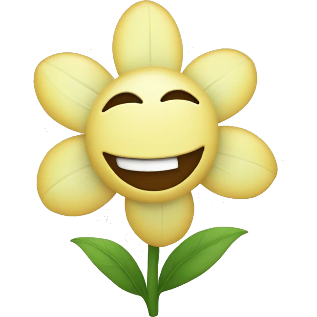 flower smiling  emoji
