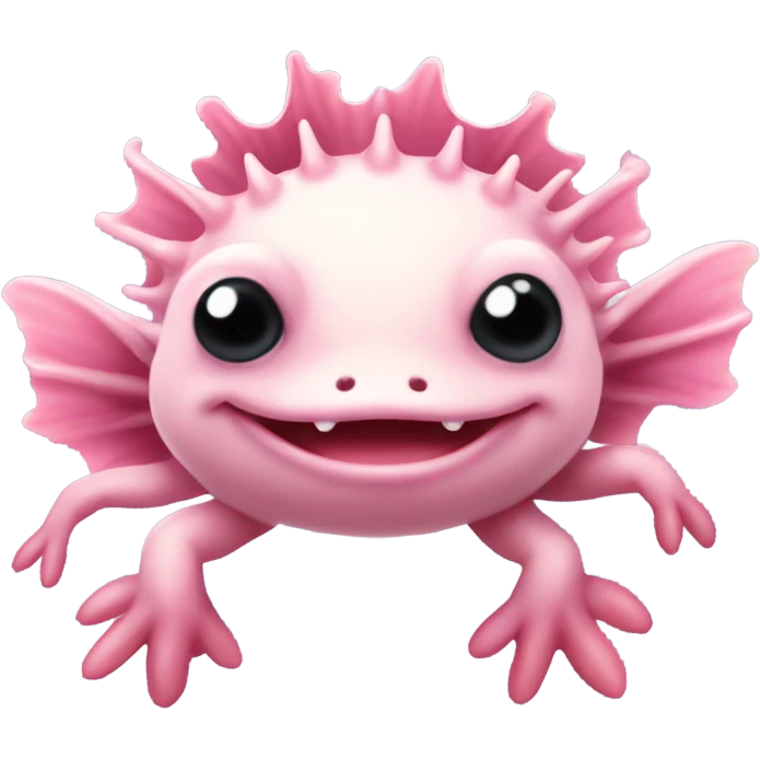 pink axolotl  emoji
