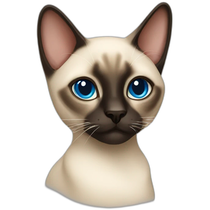 Siamese cat emoji