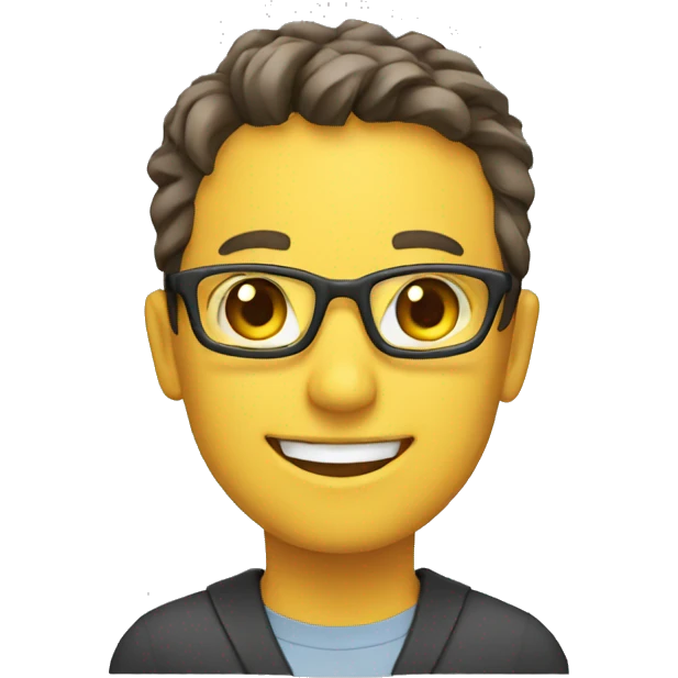 teacher looking happy emoji