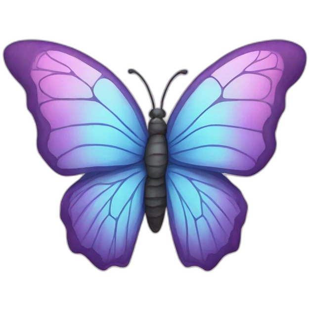 Butterfly with brain wings emoji