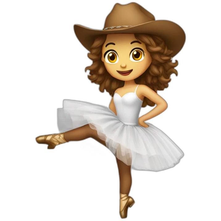 cowboy ballerina emoji