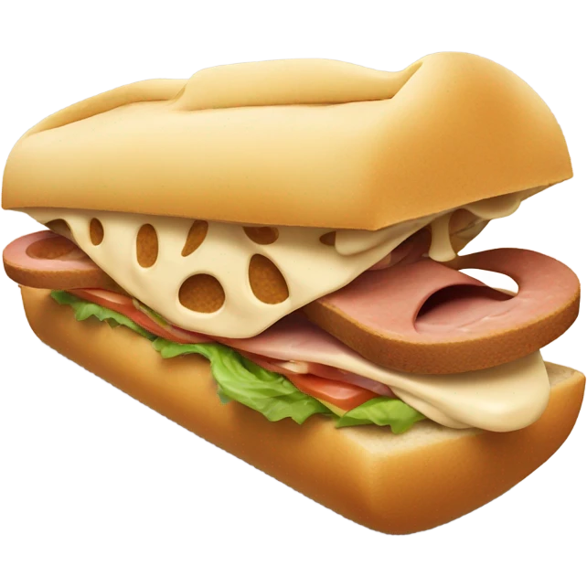 dog eating subway sandwich  emoji
