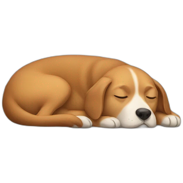sleeping dog emoji