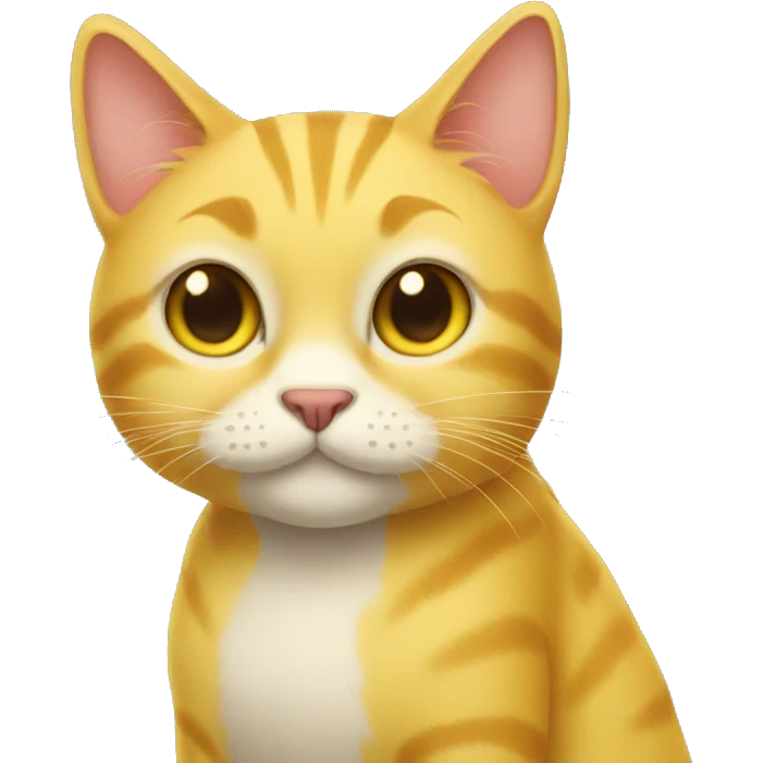 Yellow cat emoji