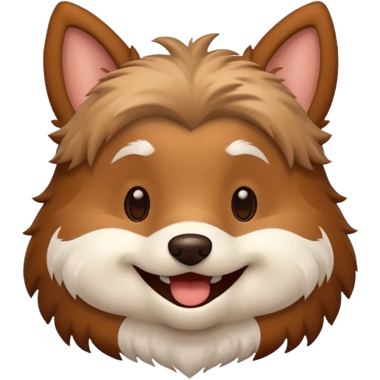 Schnorkie smiling emoji