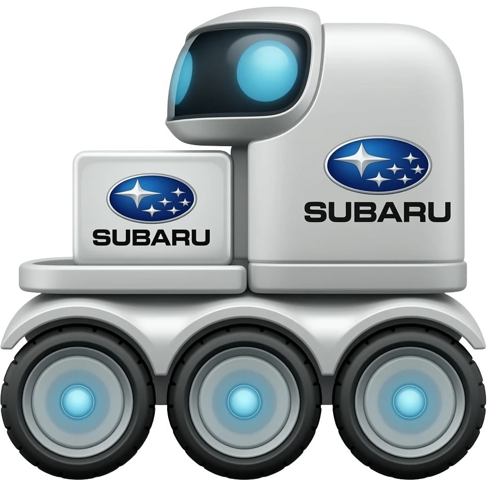 Subaru delivery robot emoji