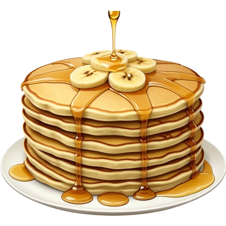 Banana pancakes emoji