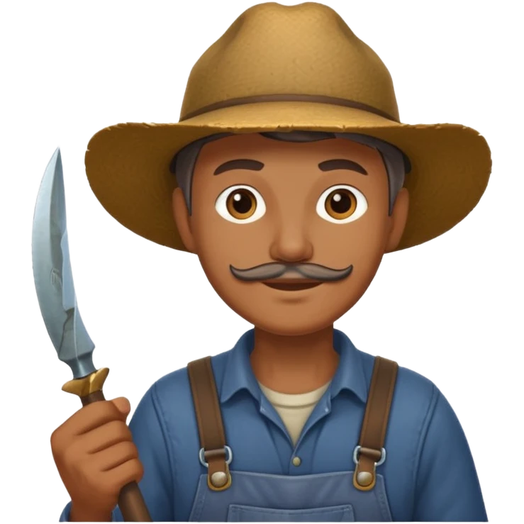 farmer sickel object only emoji