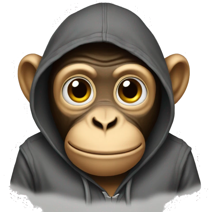 monke with hoodie emoji