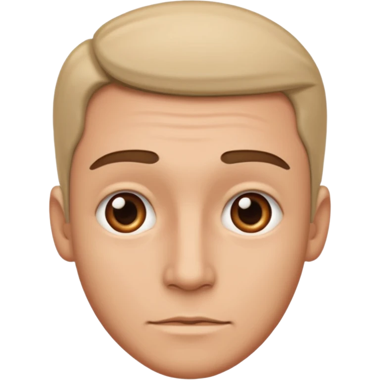 not sure male face emoji