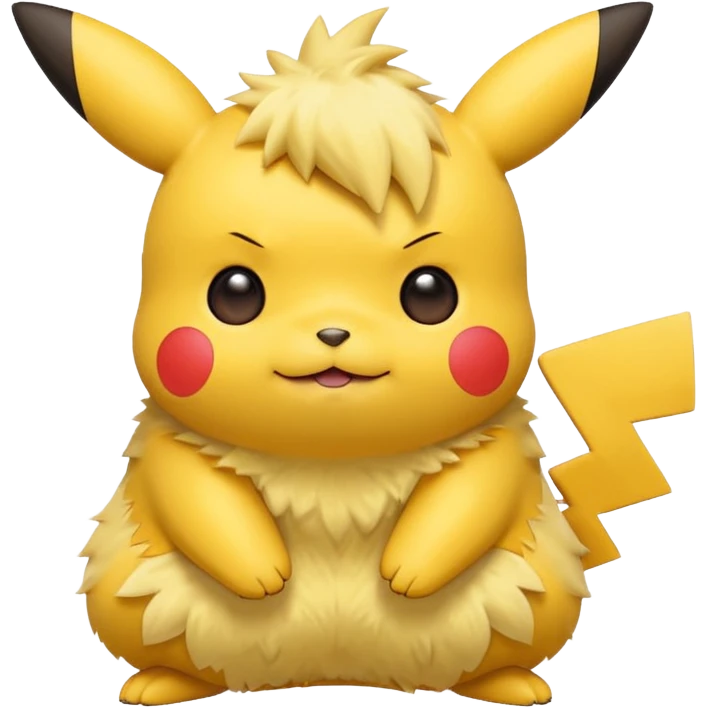Pikachu snuggly emoji