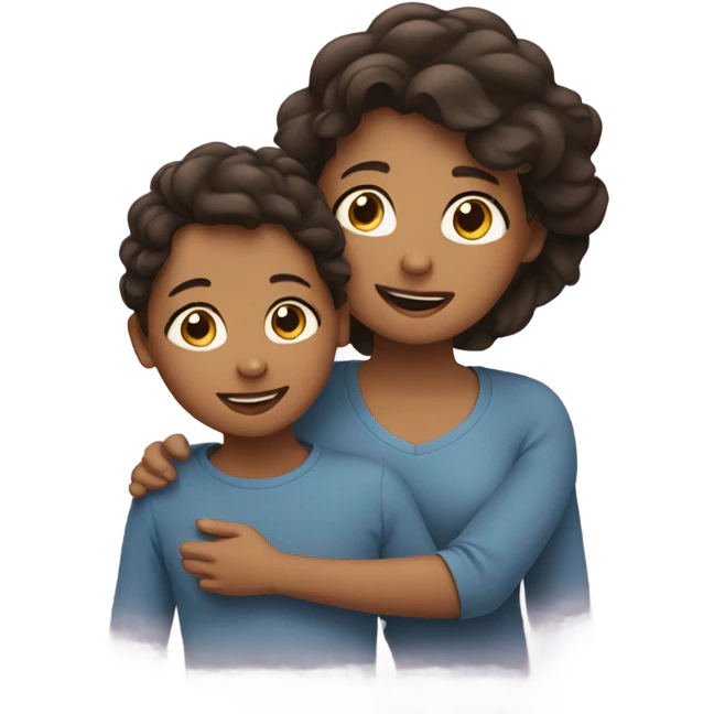 two mothers and their child emoji