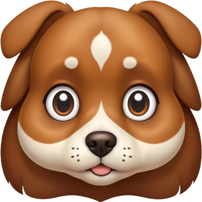 Dog with big eyes, head tilted down  emoji